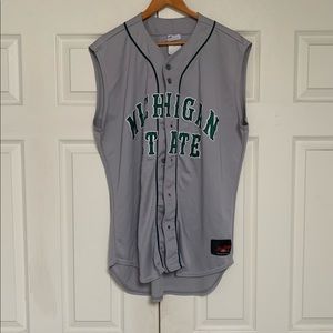 Michigan State Baseball Jersey Game Used